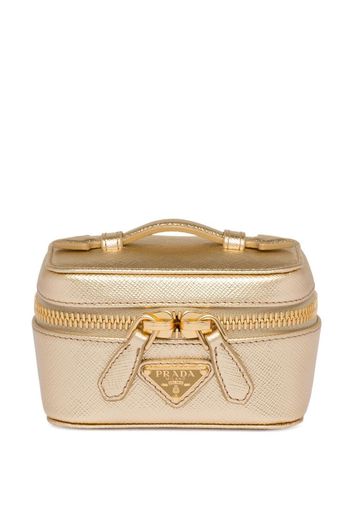 Prada leather make-up bag - Oro