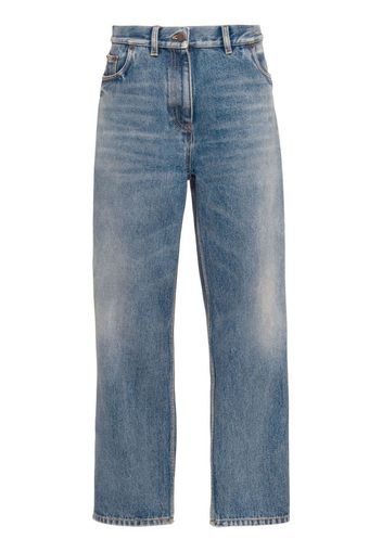 Prada cropped straight-leg jeans - Blu