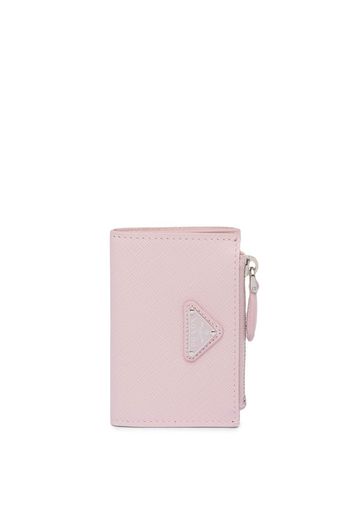 Prada Portacarte con placca logo - Rosa