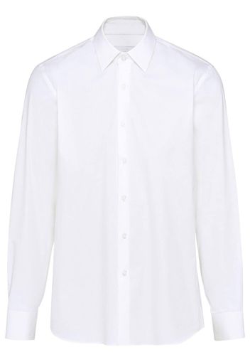 Prada long-sleeved cotton shirt - Bianco