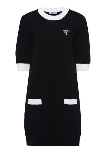 Prada Cotton mini-dress - Nero