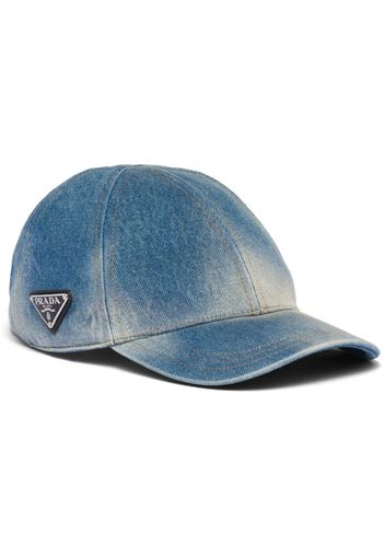 Prada Denim baseball cap - Blu