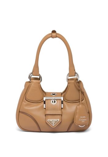 Prada Moon padded nappa-leather mini bag - Marrone