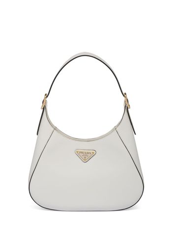 Prada Borsa a spalla in pelle - Bianco