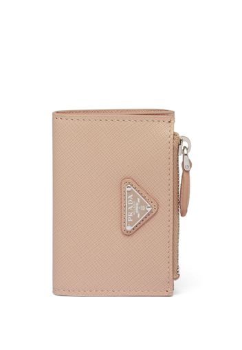 Prada Portacarte con placca logo - Rosa