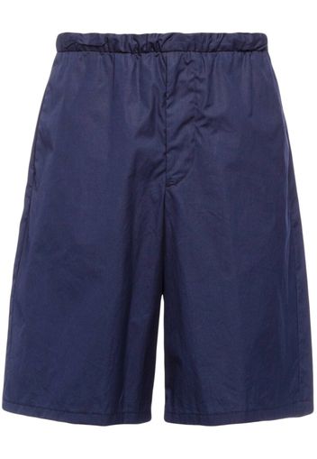 Prada two-pocket cotton Bermudas shorts - Blu