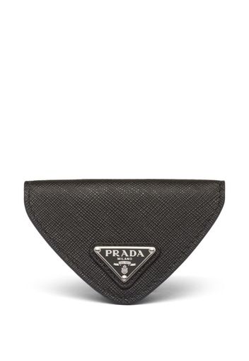 Prada Portafoglio con placca logo - Nero