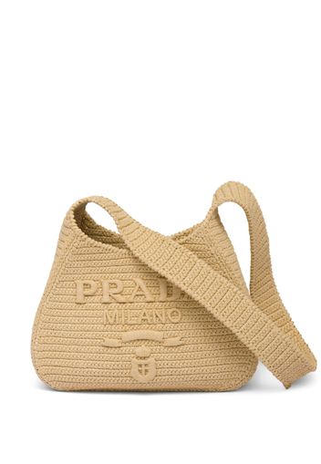 Prada Raffia tote bag - Toni neutri