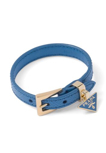 Prada Saffiano leather bracelet - Blu