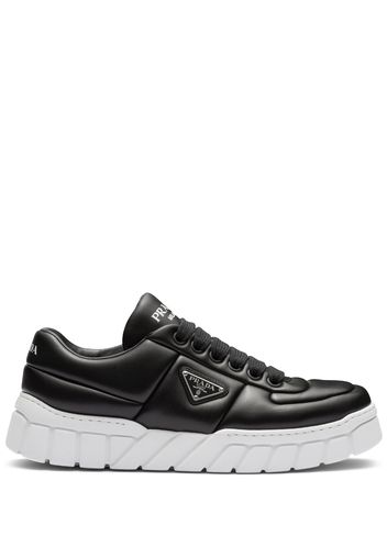 Prada padded leather sneakers - Nero