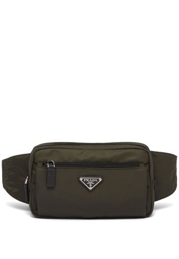 Prada Re-Nylon and Saffiano leather belt bag - Verde