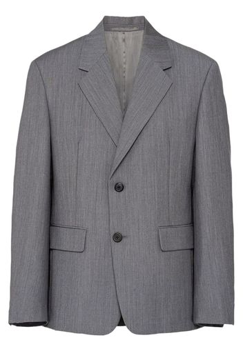 Prada Blazer monopetto - Grigio