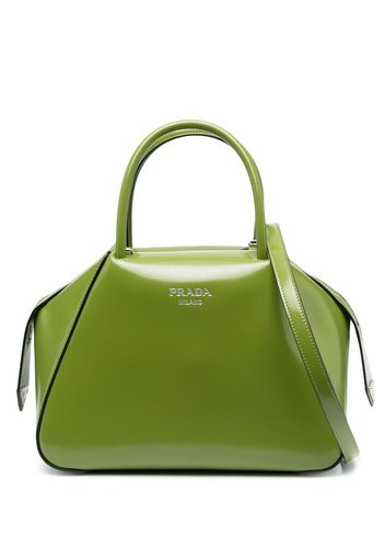 Prada small Supernova leather tote bag - Verde