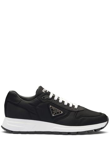 Prada Sneakers con placca logo - Nero