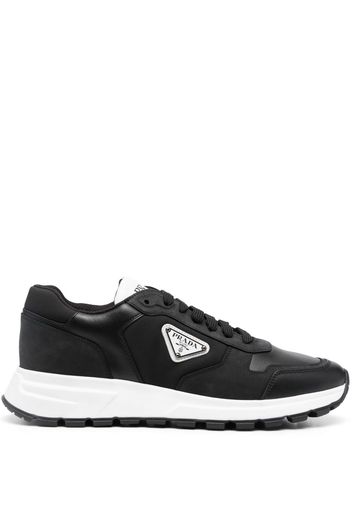 Prada logo-plaque low-top sneakers - Nero