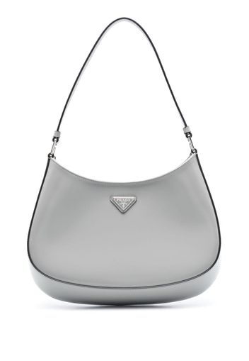 Prada Cleo brushed leather shoulder bag - Grigio