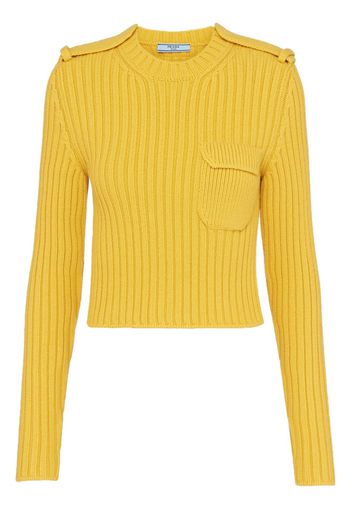 Prada Maglione a maniche lunghe - Giallo