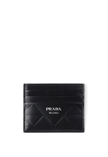 Prada logo-print cardholder - Nero