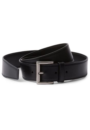 Prada Cintura con logo inciso - Nero