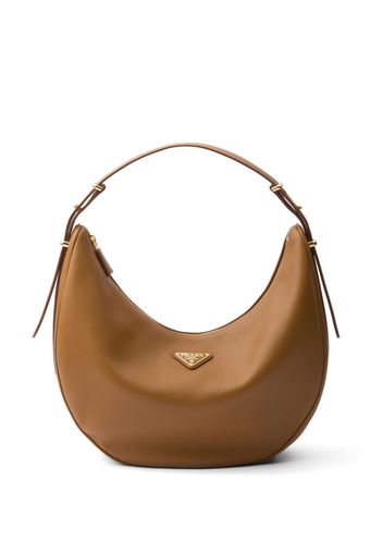 Prada Borsa a spalla Arqué grande - Marrone