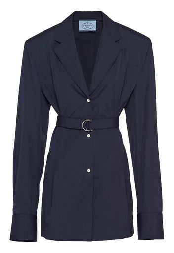 Prada Blazer con cintura - Blu