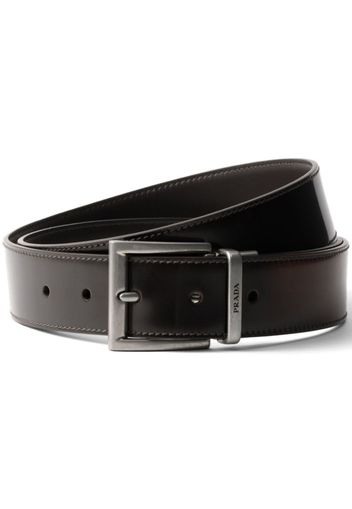 Prada Cintura in pelle - Marrone