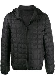 grid quilted jacket