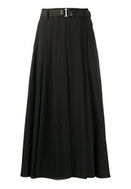 pleated long skirt