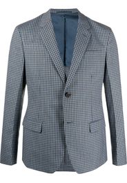 checked blazer