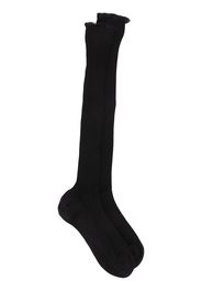 lace trim knee-length socks