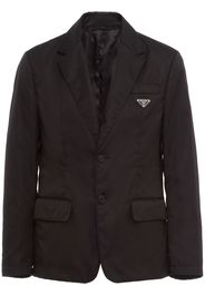 Blazer monopetto con applicazione