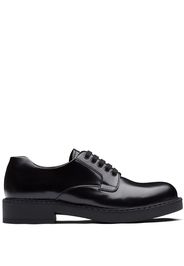 brushed leather Derby shoes