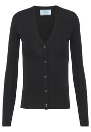 V-neck buttoned cardigan