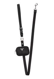 Prada triangle-logo case leash - Nero