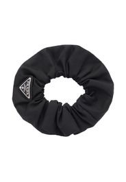 Prada triangle-logo scrunchie - Nero