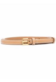 Prada contrast-stitching buckle-fastening belt - Toni neutri