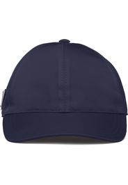 Prada Re-Nylon triangle logo cap - Blu