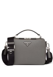 Prada Borsa a spalla Brique - Grigio