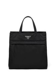 Prada Borsa tote con logo - Nero