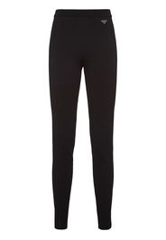 Prada Leggings con logo - Nero