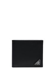 Prada PRADA LTHR CLASSIC BILLFOLD LOGO BLACK - Nero