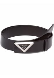 Prada Cintura con logo - Nero