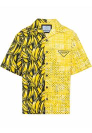 Prada Camicia Double Match - Giallo