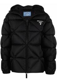 Prada Re-Nylon quilted down jacket - Nero