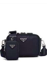 Prada Prada Brique Re-Nylon and Saffiano leather bag - Blu