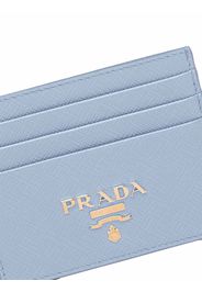 Prada Portacarte con logo - Blu