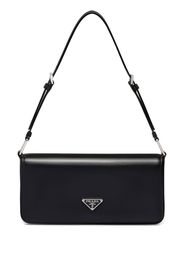 Prada Borsa a spalla Femme spazzolata - Nero