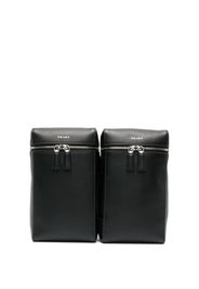 Prada Double leather backpack - Nero