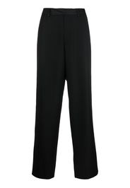 Prada straight-leg virgin-wool trousers - Nero