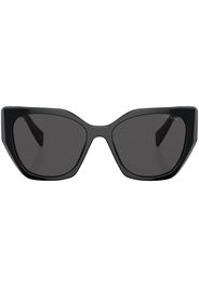 Prada logo-plaque cat-eye sunglasses - Nero